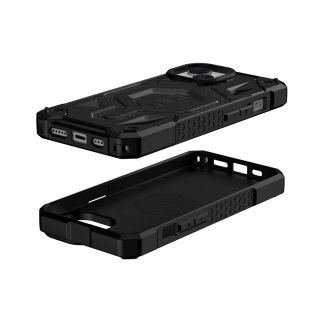 UAG Monarch Pro Kevlar MagSafe iPhone 14 ütésálló hátlap tok - carbon/fekete