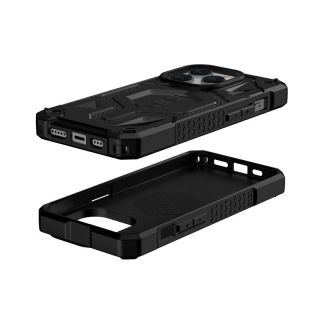 UAG Monarch Pro Kevlar MagSafe iPhone 14 Pro ütésálló hátlap tok - carbon/fekete