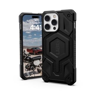 UAG Monarch Pro Kevlar MagSafe iPhone 14 Pro Max ütésálló hátlap tok - carbon/fekete