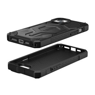 UAG Monarch Pro MagSafe iPhone 15 Plus ütésálló hátlap tok - carbon fekete