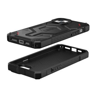 UAG Monarch Pro MagSafe iPhone 15 Plus ütésálló hátlap tok - kevlar fekete