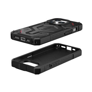 UAG Monarch Pro MagSafe iPhone 15 Pro ütésálló hátlap tok - kevlar fekete