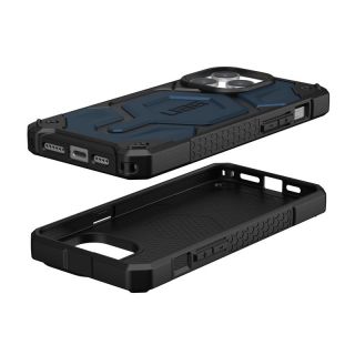 UAG Monarch Pro MagSafe Iphone 15 Pro Max ütésálló hátlap tok - kék