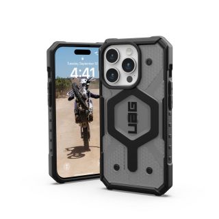 UAG Pathfinder MagSafe iPhone 15 Pro ütésálló hátlap tok - szürke