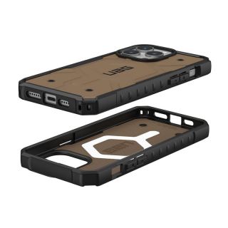UAG Pathfinder MagSafe iPhone 15 Pro Max ütésálló hátlap tok - barna