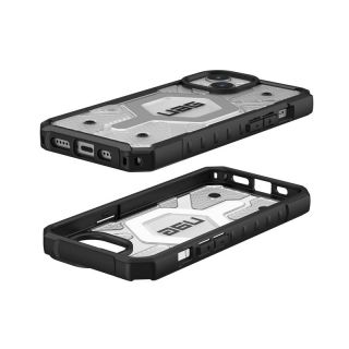 UAG Pathfinder MagSafe iPhone 15 ütésálló hátlap tok - átlátszó
