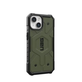 UAG Pathfinder MagSafe iPhone 15 ütésálló hátlap tok - zöld
