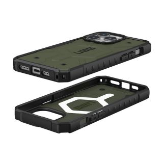 UAG Pathfinder MagSafe iPhone 15 Pro Max ütésálló hátlap tok - zöld
