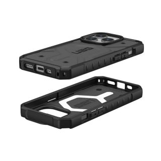UAG Pathfinder MagSafe iPhone 15 Pro ütésálló hátlap tok - ezüst