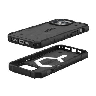 UAG Pathfinder MagSafe iPhone 15 Pro Max ütésálló hátlap tok - ezüst