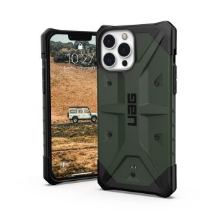 UAG Pathfinder iPhone 13 Pro Max ütésálló hátlap tok - olajzöld
