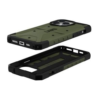 UAG Pathfinder iPhone 14 Pro Max ütésálló hátlap tok - olajzöld