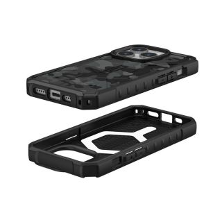 UAG Pathfinder SE MagSafe iPhone 15 Pro ütésálló hátlap tok - midnight camo