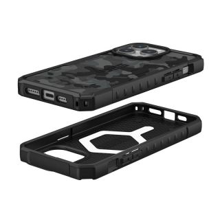 UAG Pathfinder SE MagSafe iPhone 15 Pro Max ütésálló hátlap tok - midnight camo