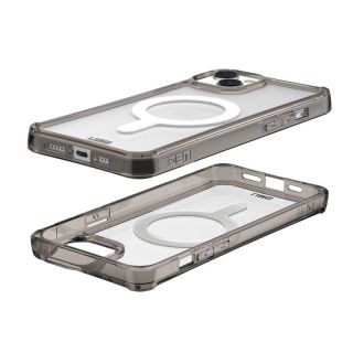 UAG Plyo MagSafe iPhone 14 Plus ütésálló szilikon hátlap tok - átlátszó/szürke