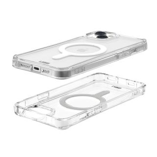 UAG Plyo MagSafe iPhone 14 Plus ütésálló szilikon hátlap tok - átlátszó