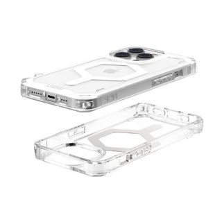 UAG Plyo MagSafe iPhone 14 Pro ütésálló szilikon hátlap tok - átlátszó
