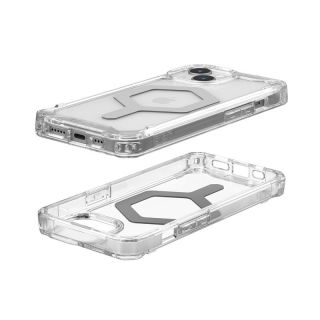 UAG Plyo MagSafe iPhone 15 ütésálló hátlap tok - átlátszó/ ezüst