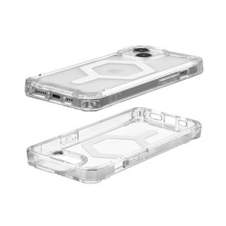UAG Plyo MagSafe iPhone 15 ütésálló hátlap tok - átlátszó/ fehér