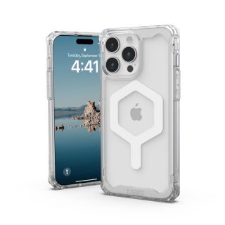 UAG Plyo MagSafe iPhone 15 Pro Max ütésálló hátlap tok - átlátszó/ fehér