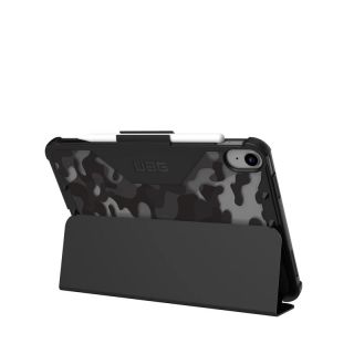 UAG Plyo iPad 10,9" (2022) ütésálló kinyitható tok - terepmintás/fekete