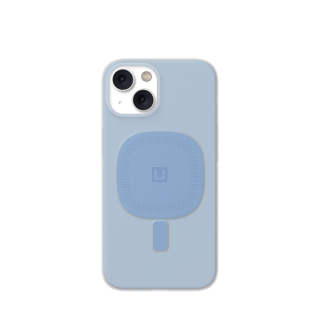 UAG Lucent [U] MagSafe iPhone 15 Plus / 14 Plus ütésálló szilikon hátlap tok - kék