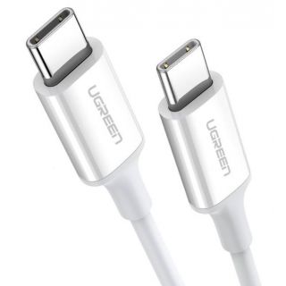Ugreen US264 USB-C - USB-C kábel 60W 1,5m - fehér