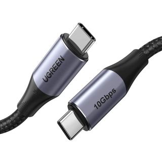 Ugreen US355 100W USB-C - USB-C kábel 1m - fekete