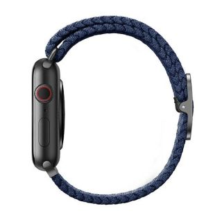 Uniq Apple Watch 45mm / 44mm / 42mm textil szíj - kék