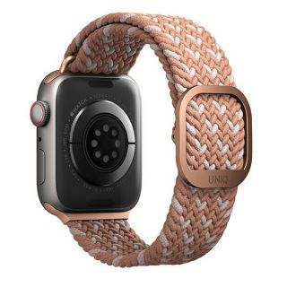 Uniq Apple Watch 41mm / 40mm / 38mm textil szíj - rózsaszín