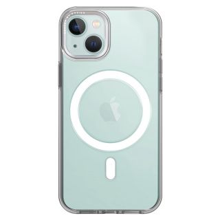 Uniq Calio MagClick MagSafe iPhone 15 ütésálló kemény hátlap tok - átlátszó