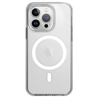 Uniq Calio MagClick MagSafe iPhone 15 Pro ütésálló kemény hátlap tok - átlátszó