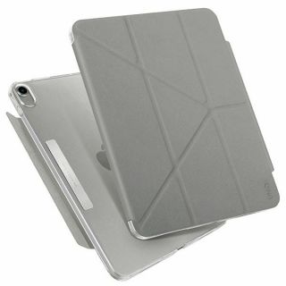 Uniq Camden Antimicrobial iPad 10,9" (2022) kinyitható kemény tok - szürke