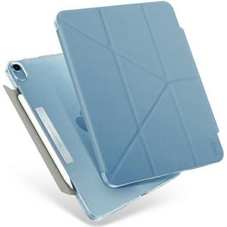 Uniq Camden iPad Air 5 (2022) / 4 (2020) 10,9" kemény kinyitható + állvánnyá alakítható tok - kék