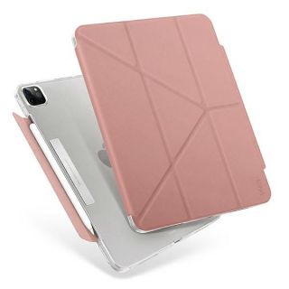 Uniq Camden iPad Pro 11 2021 kemény tok (antibekteriális) + kitámasztó - rózsaszín