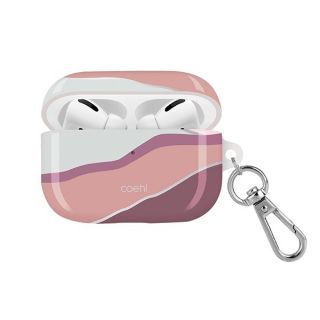 Uniq Coehl Ciel AirPods Pro kemény tok + kulcstartó - rózsaszín