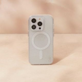 Uniq Coehl Lumino iPhone 14 Pro ütésálló kemény hátlap tok - ezüst