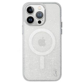 Uniq Coehl Lumino MagSafe iPhone 15 Pro Max ütésálló kemény hátlap tok - ezüst