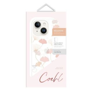 Uniq Coehl Meadow iPhone 14 Plus ütésálló kemény hátlap tok - rózsaszín