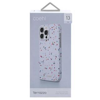 A Uniq Coehl Terrazzo iPhone 13 Pro kemény hátlap tok precíz tervezésének köszönhetően akadálymentes telefonhasználatot biztosít.