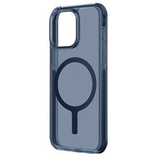 Uniq Combat Magclick MagSafe iPhone 15 Pro Max kemény hátlap tok - kék