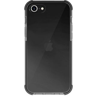 Uniq Combat iPhone SE (2022/2020) / 8 / 7 ütésálló szilikon hátlap tok - fekete