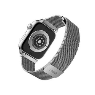 Uniq Dante Apple Watch 41mm / 40mm / 38mm rozsdamentes acél szíj - ezüst