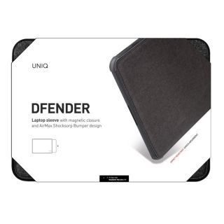 Uniq Dfender laptop 16" becsúsztatható tok - fekete