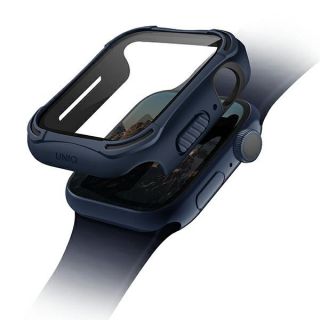Uniq Torres Apple Watch 40mm kemény tok + üvegfólia - kék