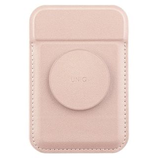 Uniq Flixa magnetic MagSafe kártyatartó - rózsaszín