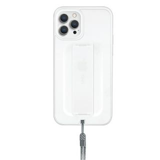 Uniq Heldro iPhone 12 Pro Max kemény hátlap tok + pánt + csuklópánt - fehér