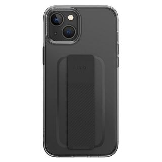 Uniq Heldro Mount iPhone 14 Plus szilikon hátlap tok csuklópánttal - fekete