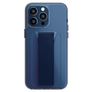 Uniq Heldro Mount iPhone 15 Pro Max ütésálló kemény hátlap tok kitámasztóval - kék