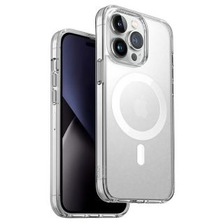 Uniq LifePro Xtreme Magclick iPhone 14 Pro Max ütésálló szilikon hátlap tok - átlátszó